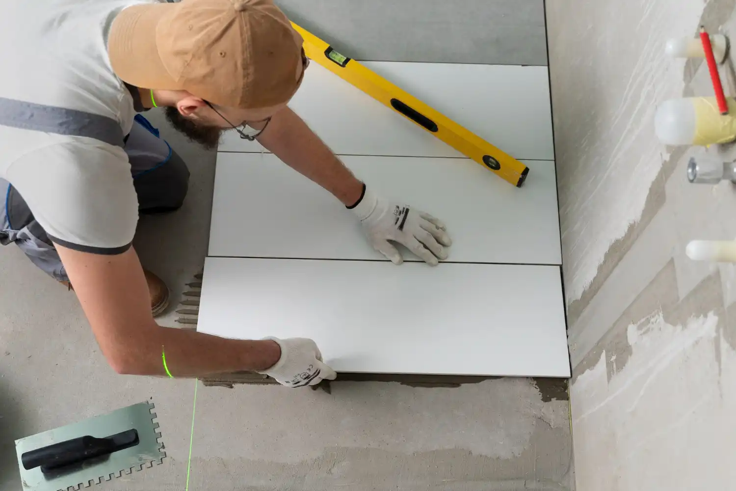 Pose de carrelage intérieur et extérieur